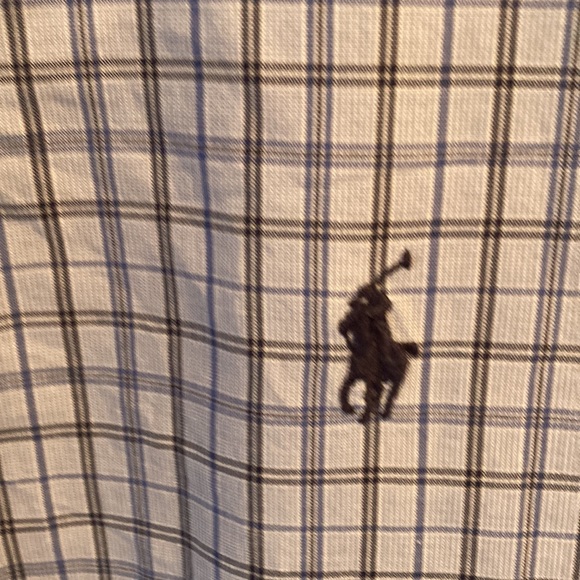 Light blueish grey polo Ralph Lauren dress shirt - Picture 4 of 5